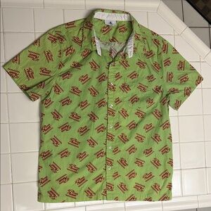 Disney Mens M “Pizza Planet” button down shirt